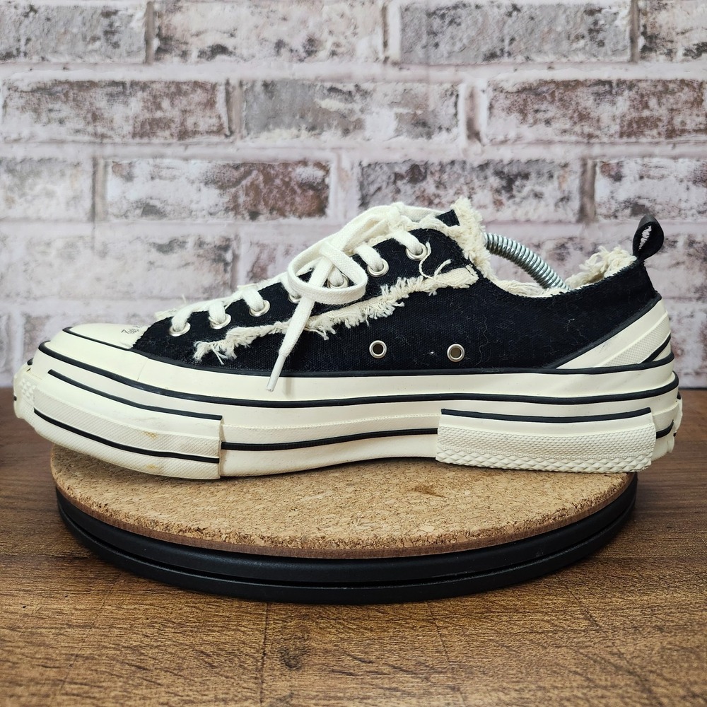 Vessel G.O.P. Low Top Black Sneakers Unisex Size M10.5 W12.5 *Pre-Owned* - Picture 10 of 16